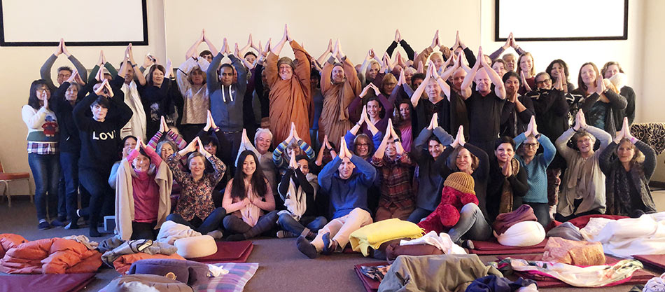 At Ajahn Brahm's "Jhanas and Enlightenment" Retreat, England, 2018